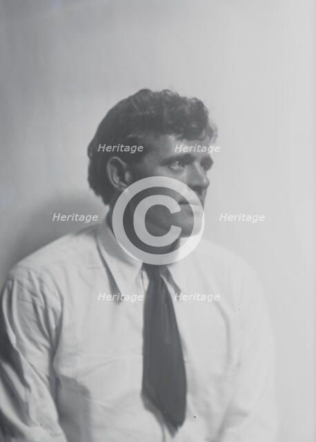 London, Jack, portrait photograph, between 1906 and 1916. Creator: Arnold Genthe.