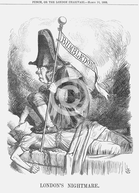 'London's Nightmare', 1866. Creator: John Tenniel.