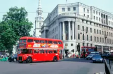 London street scene 1999 outside South African embassy