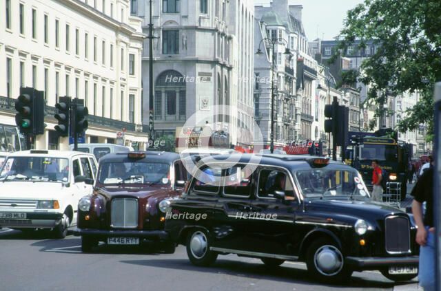 London Taxis, 1998. Artist: Unknown.