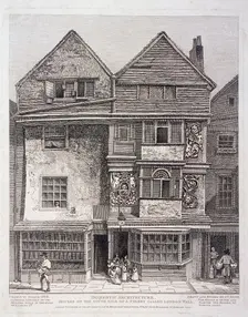 London Wall, London, 1808. Artist: John Thomas Smith