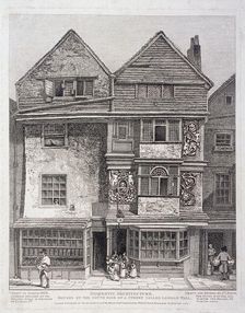 London Wall, London, 1808. Artist: John Thomas Smith