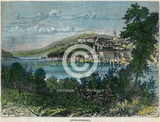'Londonderry', Ulster, Ireland, c1880. Artist: Unknown