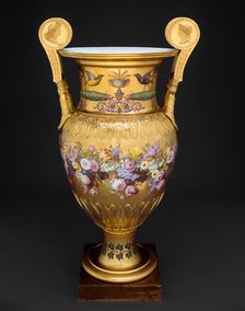 Londonderry Vase, Sèvres, 1813. Creators: Sèvres Porcelain Manufactory, Charles Percier, Alexandre-Theodore Brogniart, Gilbert Drouet, Christophe-Ferdinand Caron