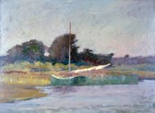 Lone Boat c1868-1917. Artist: Walter Clark