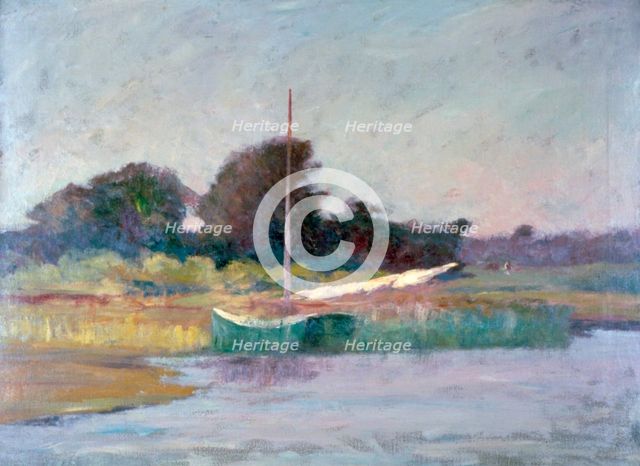 'Lone Boat', c1868-1917. Artist: Walter Clark