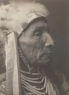 Lone Crow, 1908. Creator: Edward Sheriff Curtis