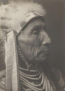 Lone Crow, 1908. Creator: Edward Sheriff Curtis