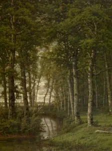 Loneliness. Landscape in the Surroundings of Schilde, 1871. Creator: Jean Pierre François Lamoriniere