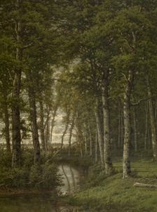 Loneliness. Landscape in the Surroundings of Schilde, 1871. Creator: Jean Pierre François Lamoriniere