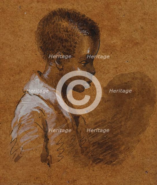 Long Time Ago; Our Contraband, 1825-1870. Creator: Alfred Jacob Miller.