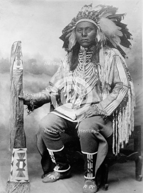 Long Time Sleep - Indian, between c1910 and 1913. Creators: Bain News Service, George Graham Bain.