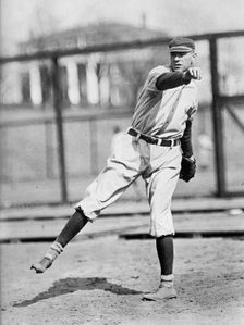 "Long" Tom Hughes, Washington Al (Baseball), ca. 1912-1913. Creator: Harris & Ewing