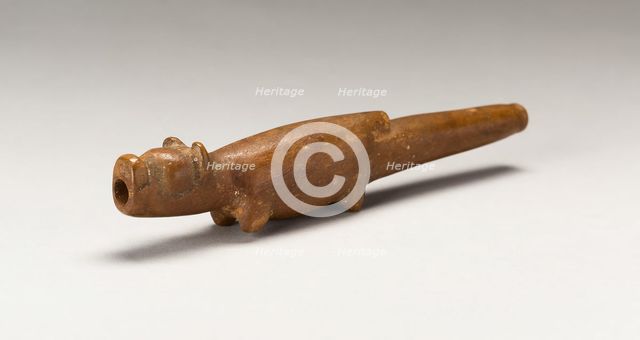 Long Tube, Possbly for Lime, in the Form of an Animal, A.D. 1450/1532. Creator: Unknown.
