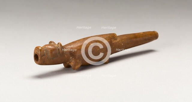 Long Tube, Possbly for Lime, in the Form of an Animal, A.D. 1450/1532. Creator: Unknown.