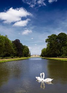 Long Water, Wrest Park House and Gardens, Silsoe, Bedfordshire, c2000-c2017. Artist: Matt Munro