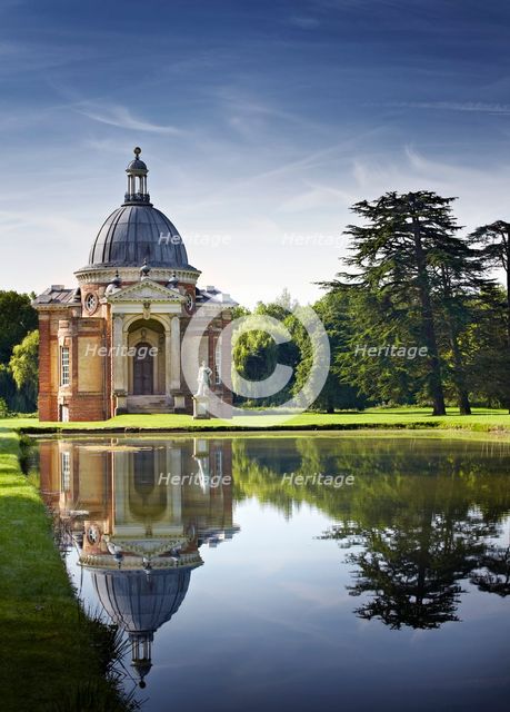 Long Water and the Pavilion, Wrest Park Gardens, Silsoe, Bedfordshire, c2000-c2017. Artist: Matt Munro.