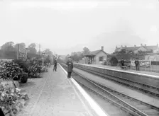 Long Hanborough Railway Station, Oxfordshire, 1920. Artist: Henry Taunt