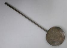 Long-Handled Spoon Inscribed in Arabic with Good Wishes, Iran, 11th century. Creator: Mahmud ibn Muhammad ibn Abi al-Hasan