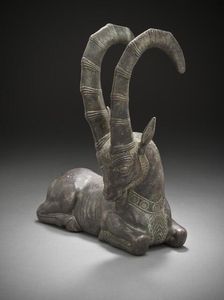 Long-Horned Ibex, Modern. Creator: Unknown