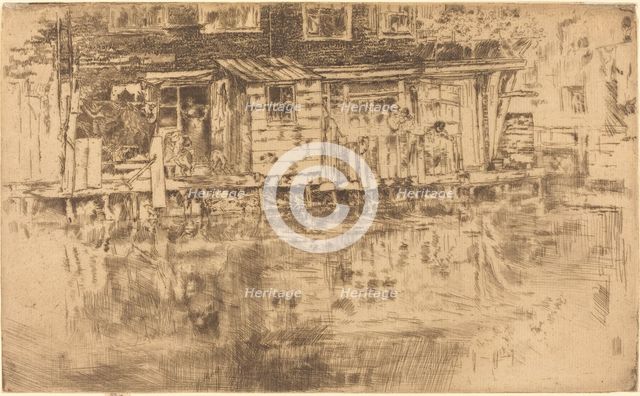 Long House - Dyer's - Amsterdam, 1889. Creator: James Abbott McNeill Whistler.
