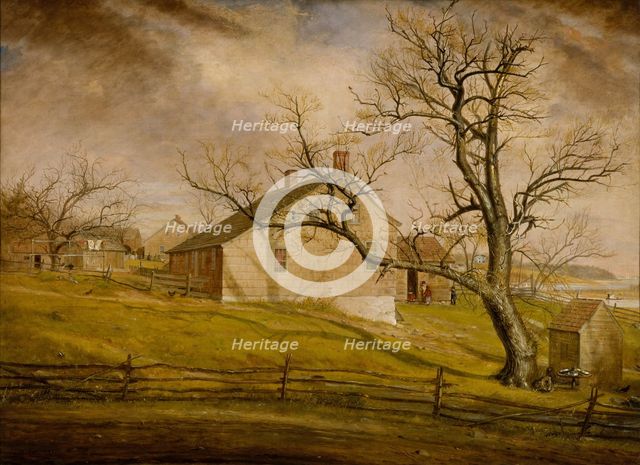 Long Island Farmhouses, 1862-63. Creator: William Sidney Mount.