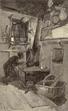 Long Island Kitchen, about 1879. Creator: William Rickarby Miller