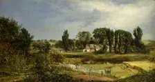 Long Island Homestead, Study from Nature, 1859. Creator: Andrew W. Warren