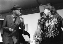 Long John Baldry and Angela Brown, 100 Club, London, 1993. Creator: Brian Foskett