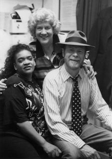 Long John Baldry, Angela Brown and Beryl Brydon, 100 Club, London, 1993. Creator: Brian Foskett