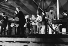 Long John Baldry, Rod Stewart, The Animals, Steam Packet, Richmond Jazz Festival, London, 1965. Creator: Brian Foskett