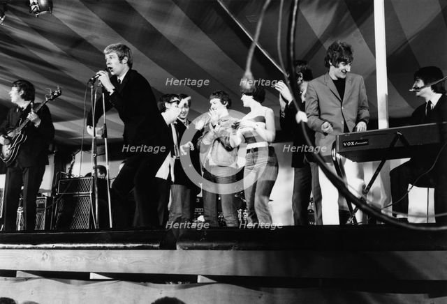 Long John Baldry, Rod Stewart, The Animals, Steam Packet, Richmond Jazz Festival, London, 1965. Creator: Brian Foskett.