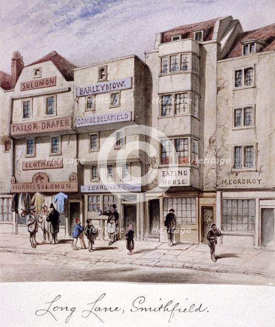 Long Lane, Smithfield, London, c1844. Artist: Anon