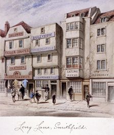 Long Lane, Smithfield, London, c1844. Artist: Anon