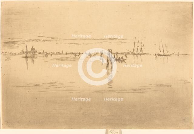 Long Lagoon, 1880. Creator: James Abbott McNeill Whistler.