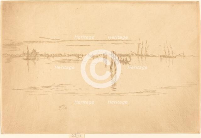 Long Lagoon, 1880. Creator: James Abbott McNeill Whistler.