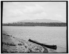 Long Lake from near Island House, Adirondack Mts., N.Y., (1902?). Creator: William H. Jackson