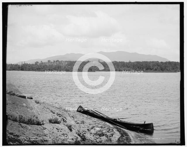 Long Lake from near Island House, Adirondack Mts., N.Y., (1902?). Creator: William H. Jackson.