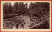 Long Lake, South From Floating Bridge, Printed 1880 circa. Creator: Seneca Ray Stoddard