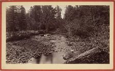 Long Lake, South From Floating Bridge, Printed 1880 circa. Creator: Seneca Ray Stoddard