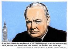 "Long live also the forward march of the common people in all the lands..." , between 1939 and 1946. Creator: Central Office of Information
