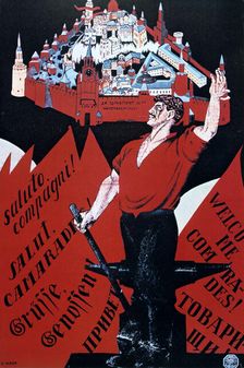 Long Live the Youth International 1921. Artist: Dmitriy Stakhievich Moor