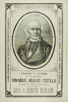 Long Live the Glorious 16th of September! Honor and Glory to the Priest from Dolores Don..., 1899. Creator: José Guadalupe Posada