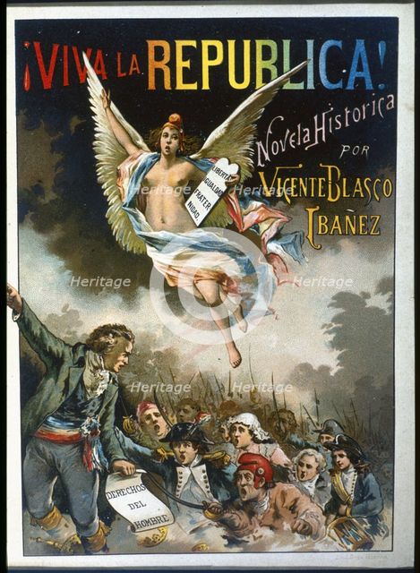 Long live the Republic !, 1893.  Creator: Blasco Ibáñez, Vicent (1867 - 1928).