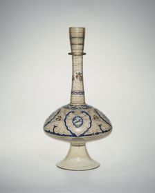 Long-necked Bottle, Egypt or Syria, first half 14th century. Creator: Unknown