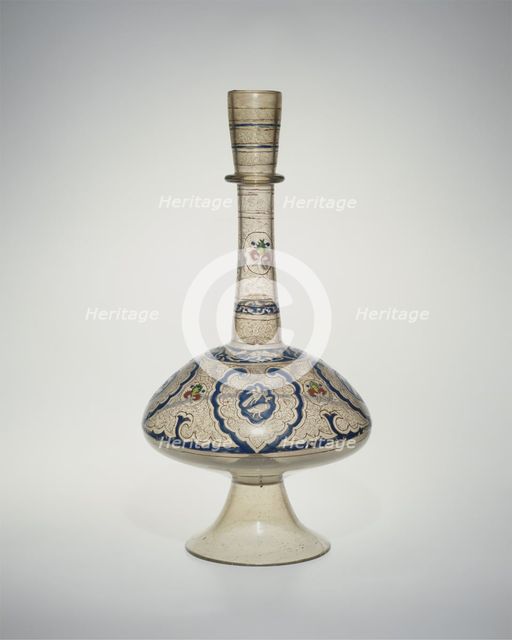 Long-necked Bottle, Egypt or Syria, first half 14th century. Creator: Unknown.