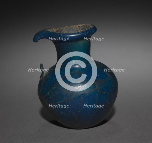 Long-Necked Flask with Strap Handle, 1391-1353 BC. Creator: Unknown.