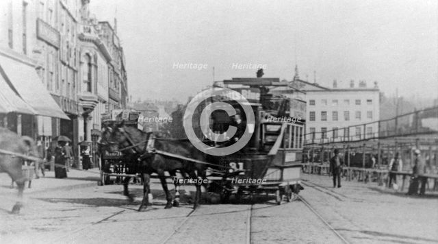 Long Row Central, Nottingham, Nottinghamshire, c1890(?). Creator: Unknown.