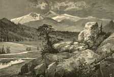 Long's Peak, from Este's Park 1874. Creator: John Karst