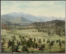Long's Peak from Estes Park, Colorado, c1900. Creator: William H. Jackson